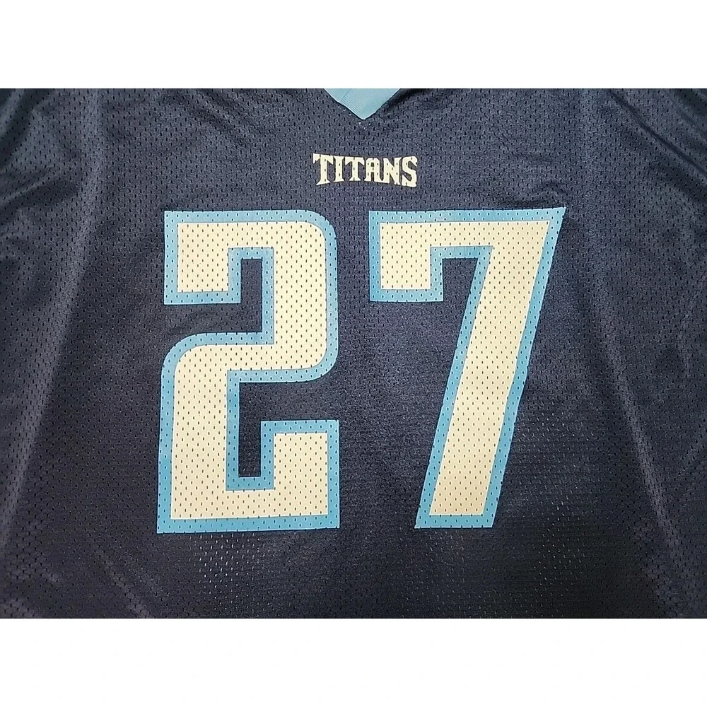 VTG Y2K Nike NFL Tennessee Titans Eddie George #27 Jersey Retro Mens XL EUC Rare